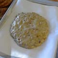 Hot mixture on parchment